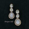 White Stone Nidhi AD Earring