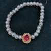 White Vanshi Pearl  Adjustable Bracelet