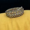 Golden Harshna Openable Kundan Bracelet