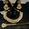 White Golden Kundan Choker Set