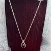 Green Silver AD Pendant Chain