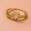 Blush Heart Princess Ring