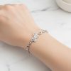 Silver Butterfly Grace Bracelet